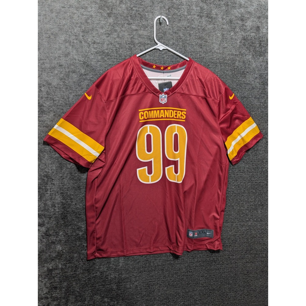 Nike Washington Commanders Chase Young‎ 99 NFL Jersey Mens XXL Burgundy Gold New